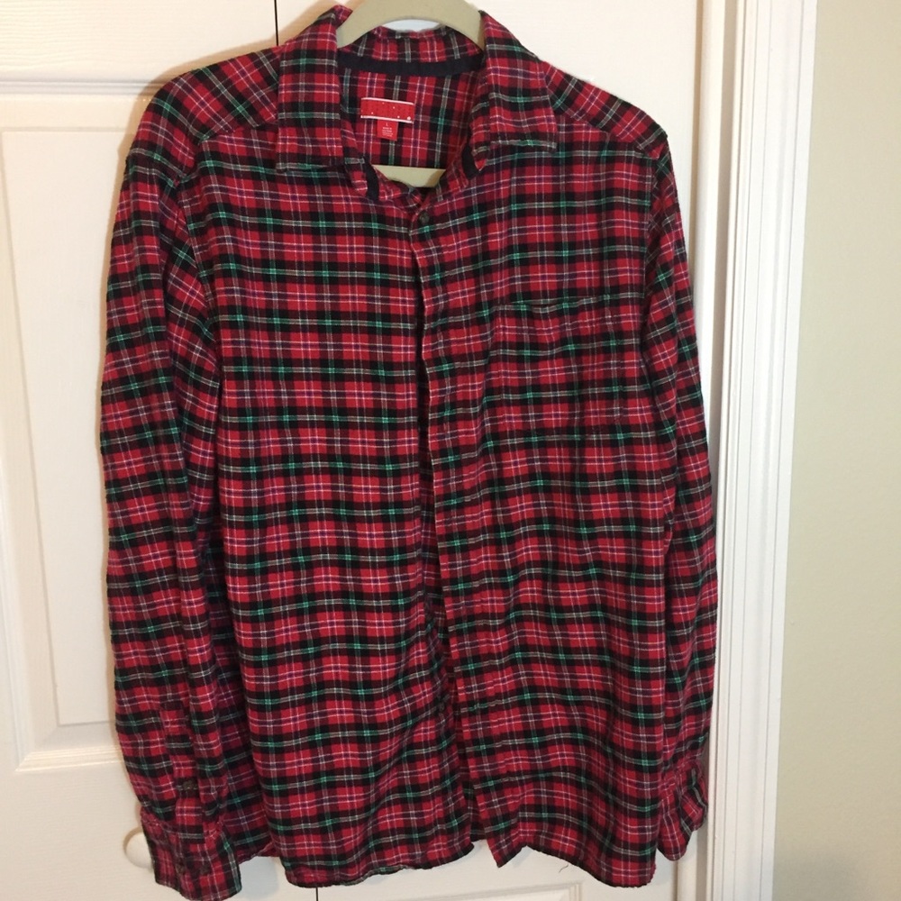 Long red flannel day or sleep!